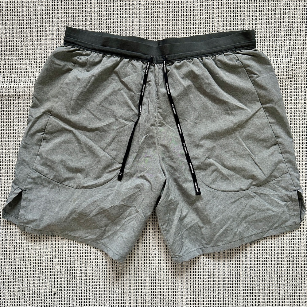 Nike Running Men Flex Stride 7’’ 2-in-1 Lined Shorts Silver Grey Small